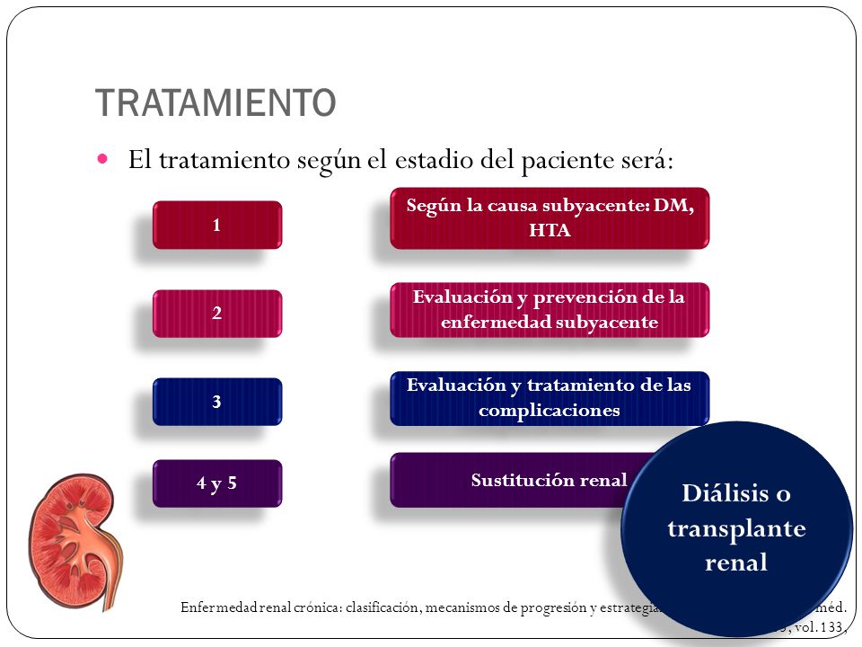 tratamiento de la enfermedad renal cronica